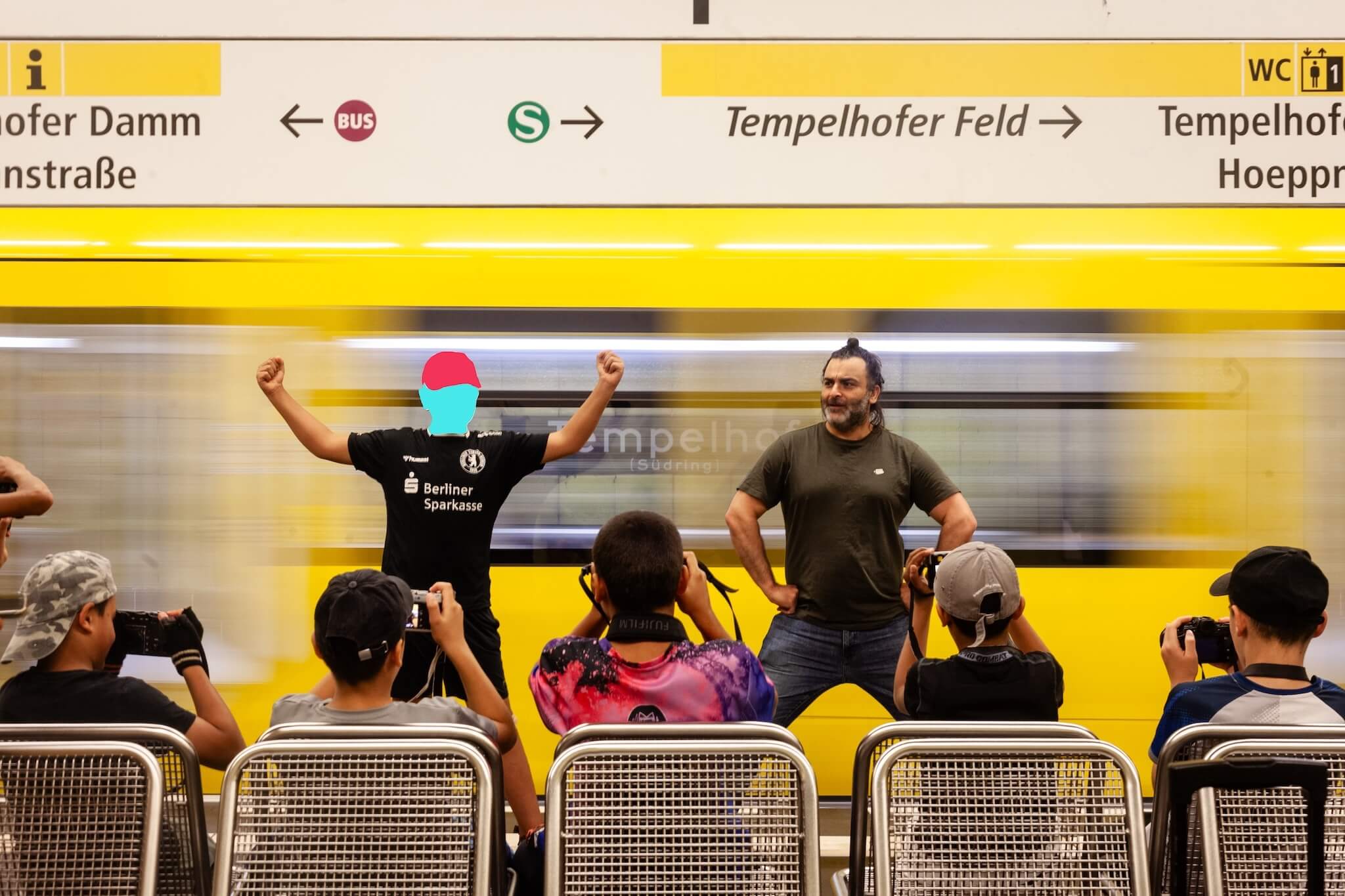From إطار مفتوح program, with unaccompanied refugee children, facilitated by Mohamed Badarne, photographed by Orta Okul
